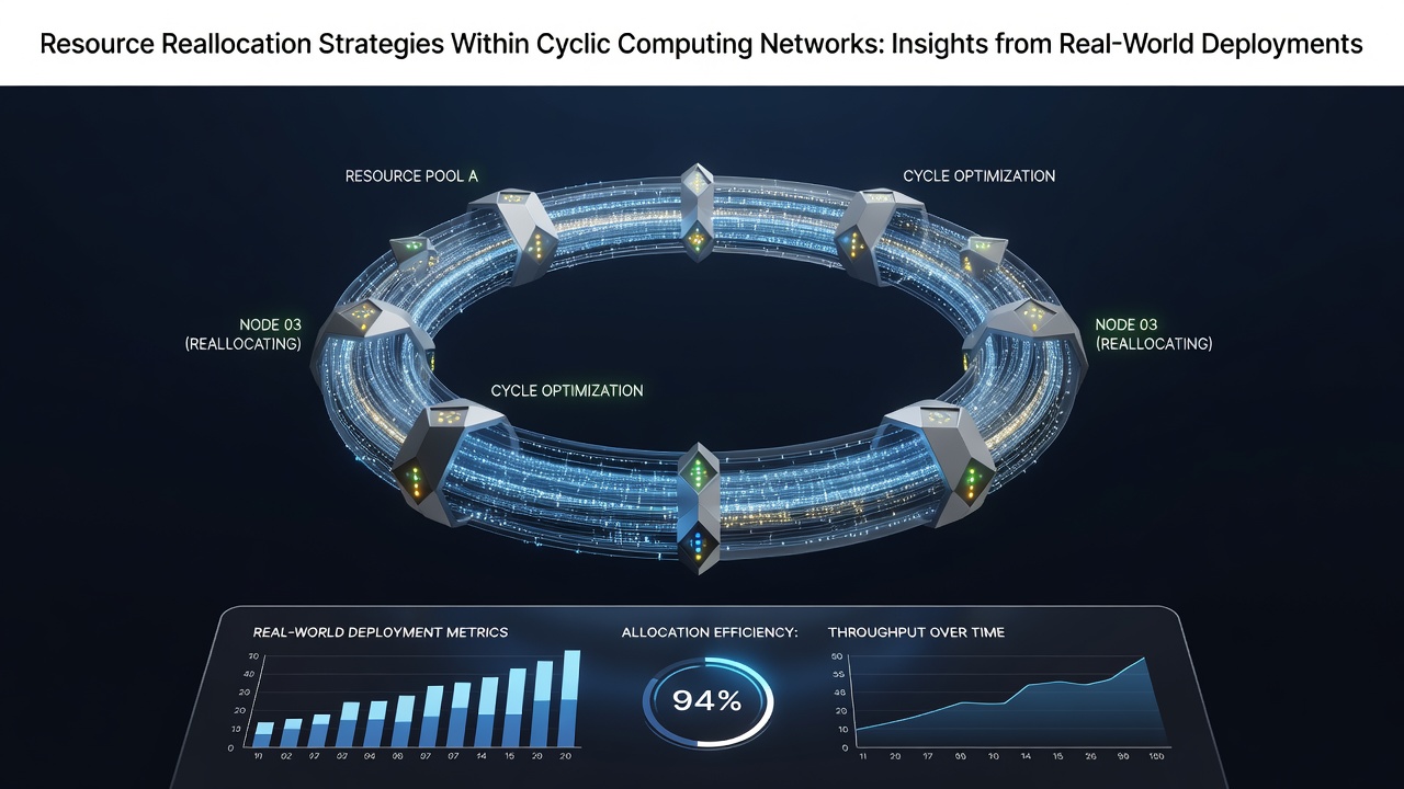 Resource Reallocation Strategies Within Cyclic Computing Networks: Insights from Real-World Deployments