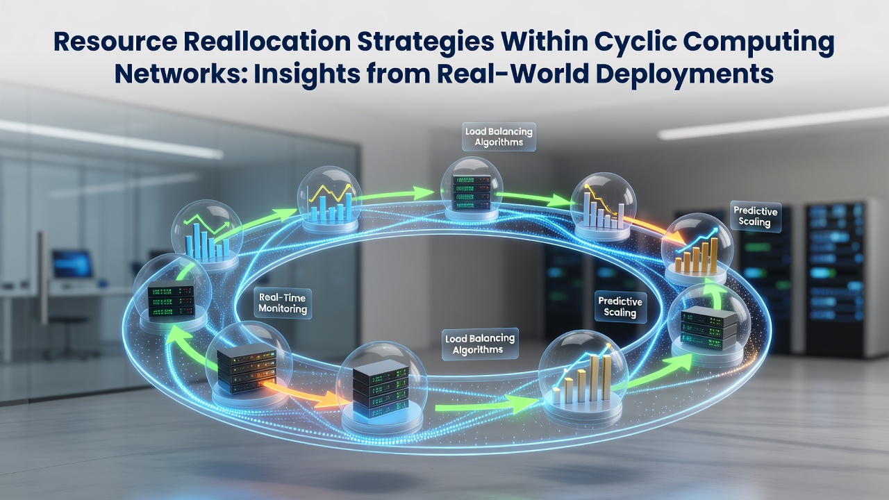 Network topology diagram highlighting reallocation points in a cyclic system
